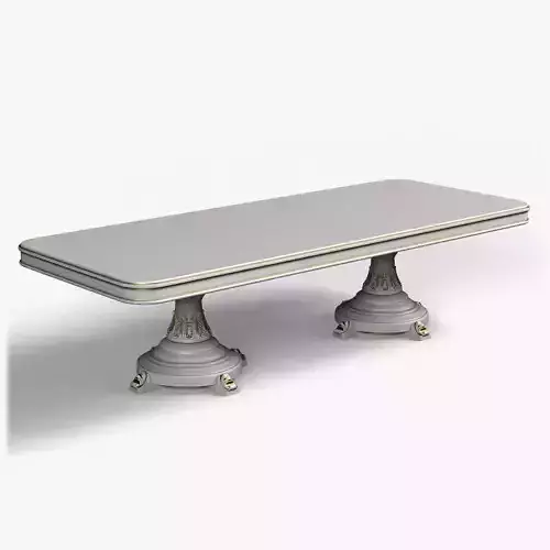 Table0031 ornate dining table 3D model