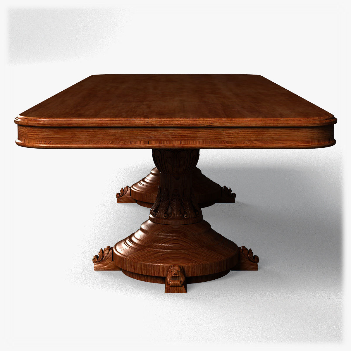 Table0031 ornate dining table 3D model_11