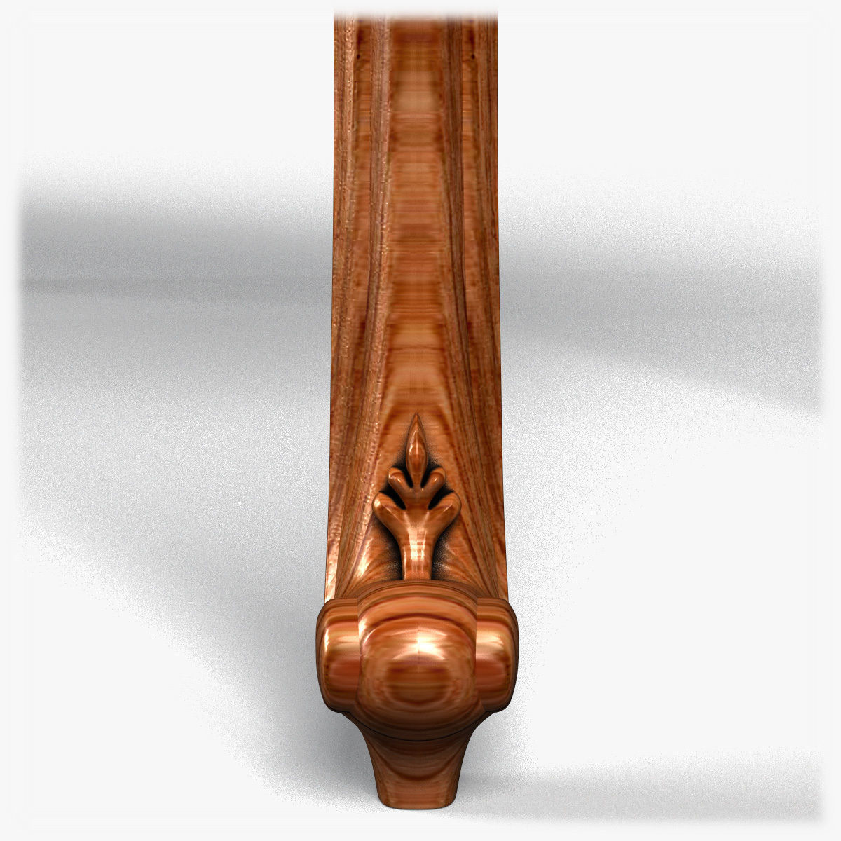 Table0033 rectangular shelf on wall 3D model_15