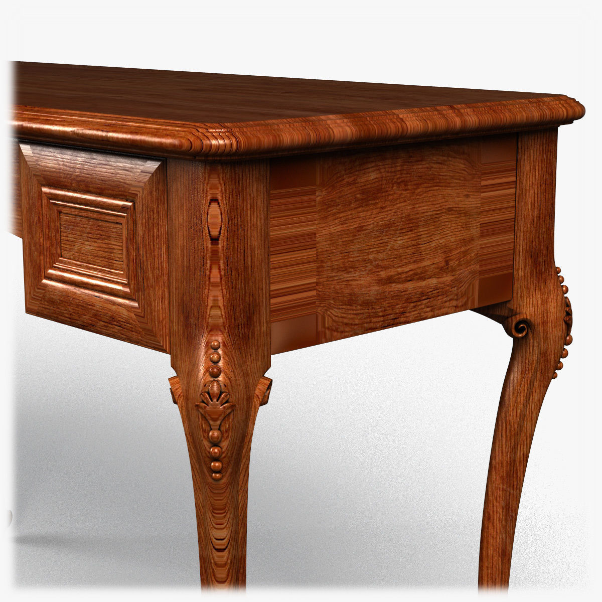 Table0033 rectangular shelf on wall 3D model_12