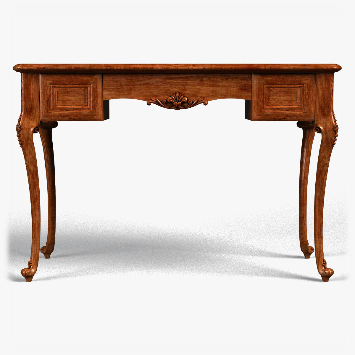 Table0033 rectangular shelf on wall 3D model_10