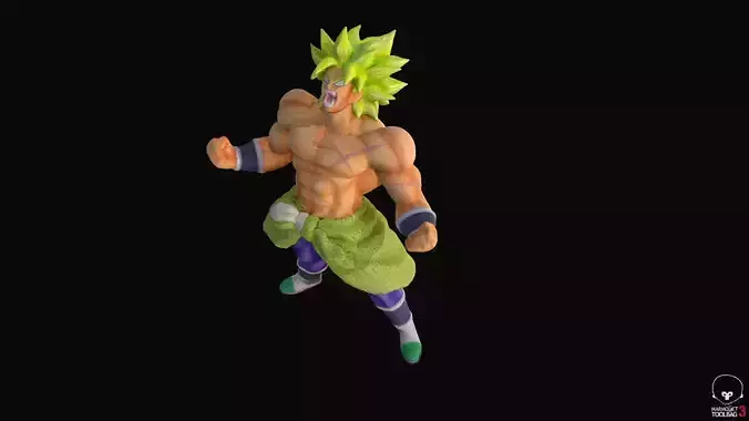 Broly Legendary Super Sayan 3D model