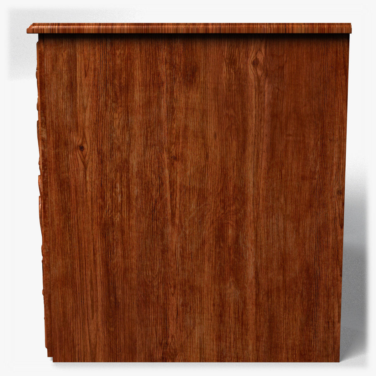 Table0035 desk with ornate carvings 3D model_11