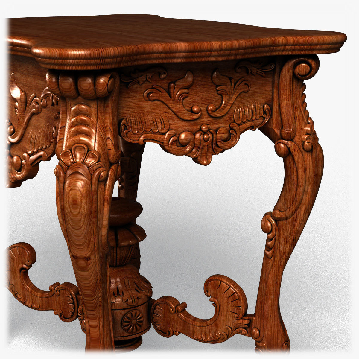 Table0036 ornate side table 3D model_12