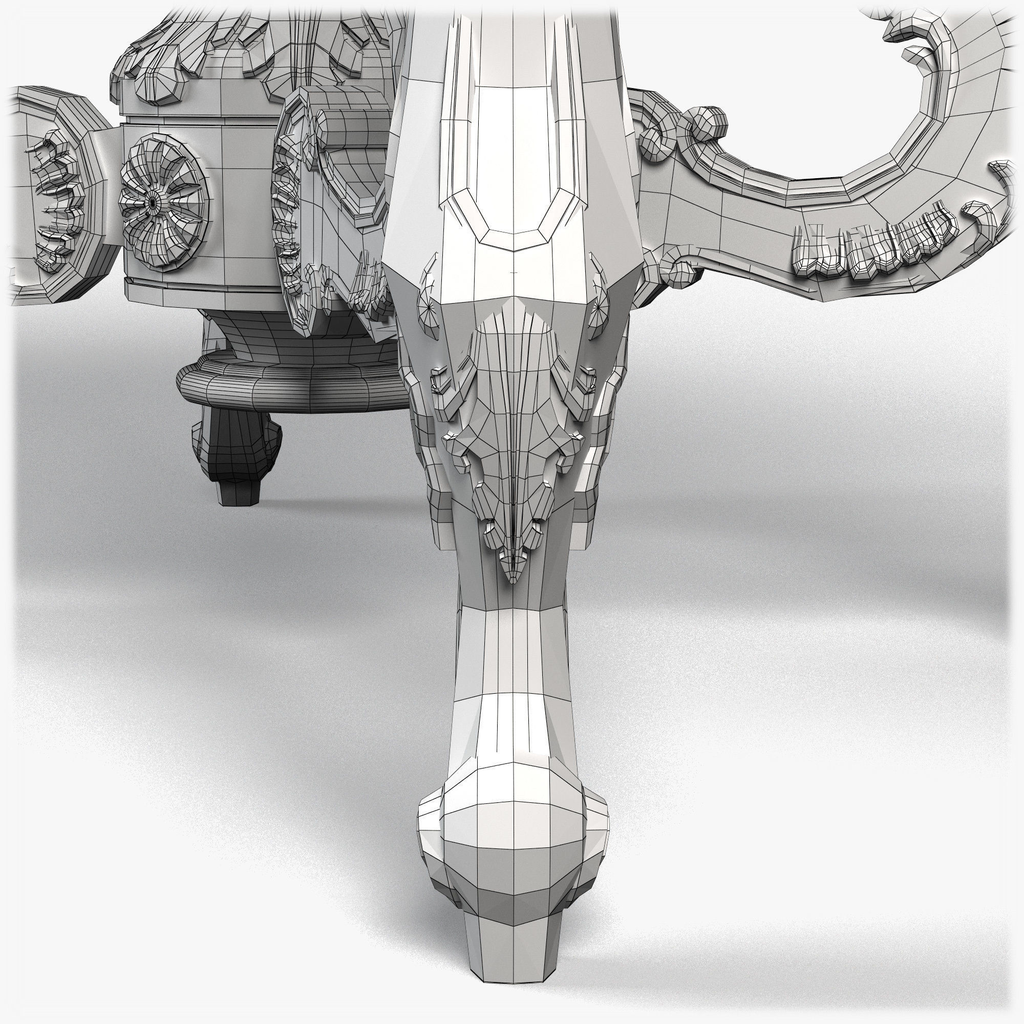 Table0036 ornate side table 3D model_19