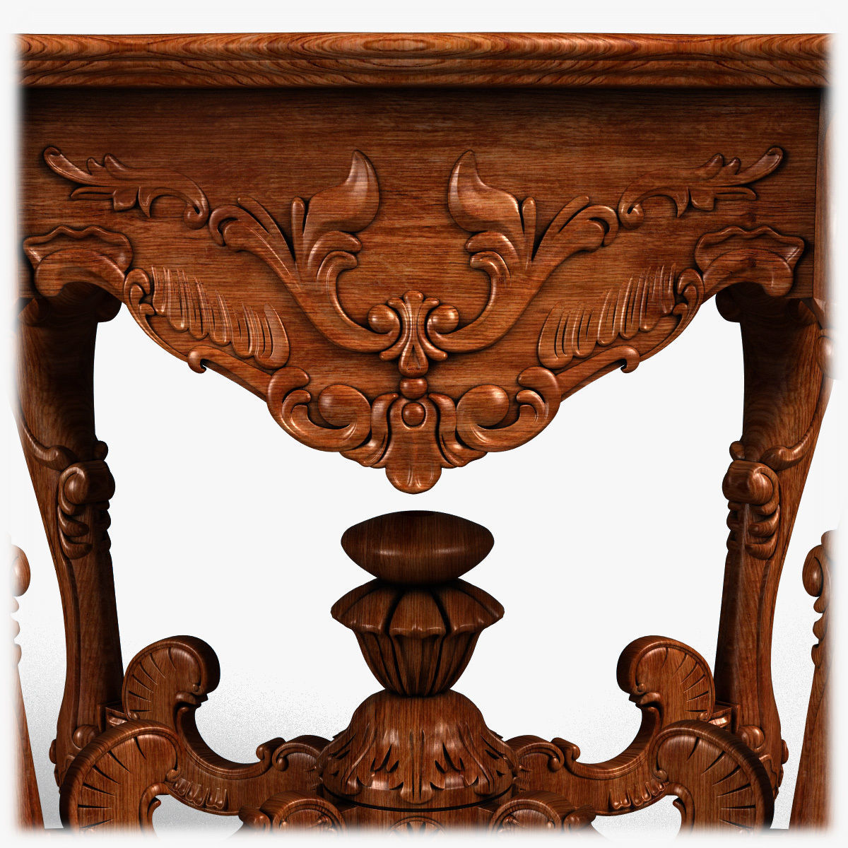 Table0036 ornate side table 3D model_13