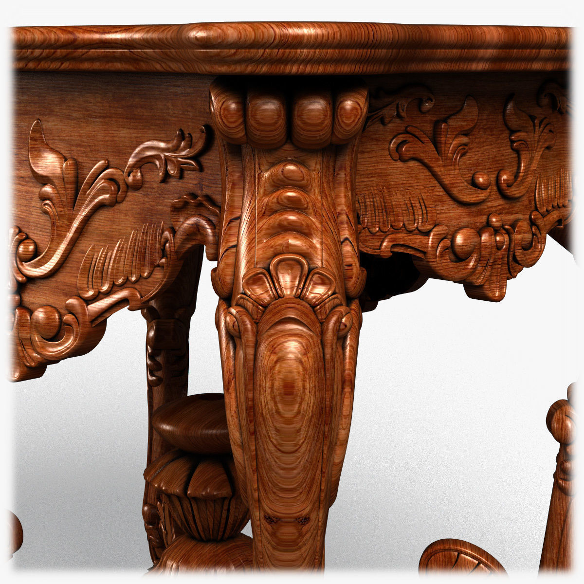 Table0036 ornate side table 3D model_14