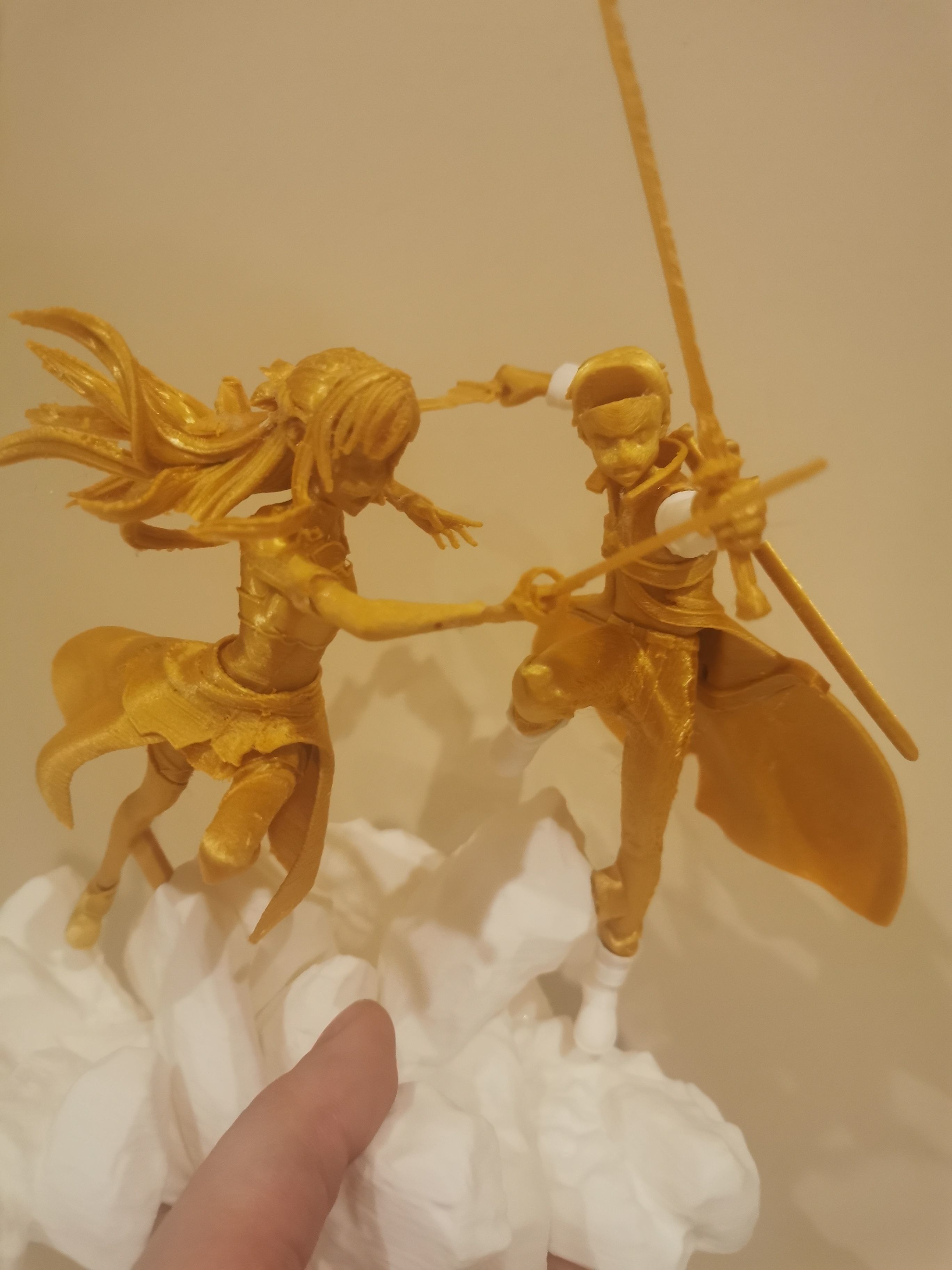 Asuna and Kirito From SwordArtOnline 3dPrint 3D print model_6