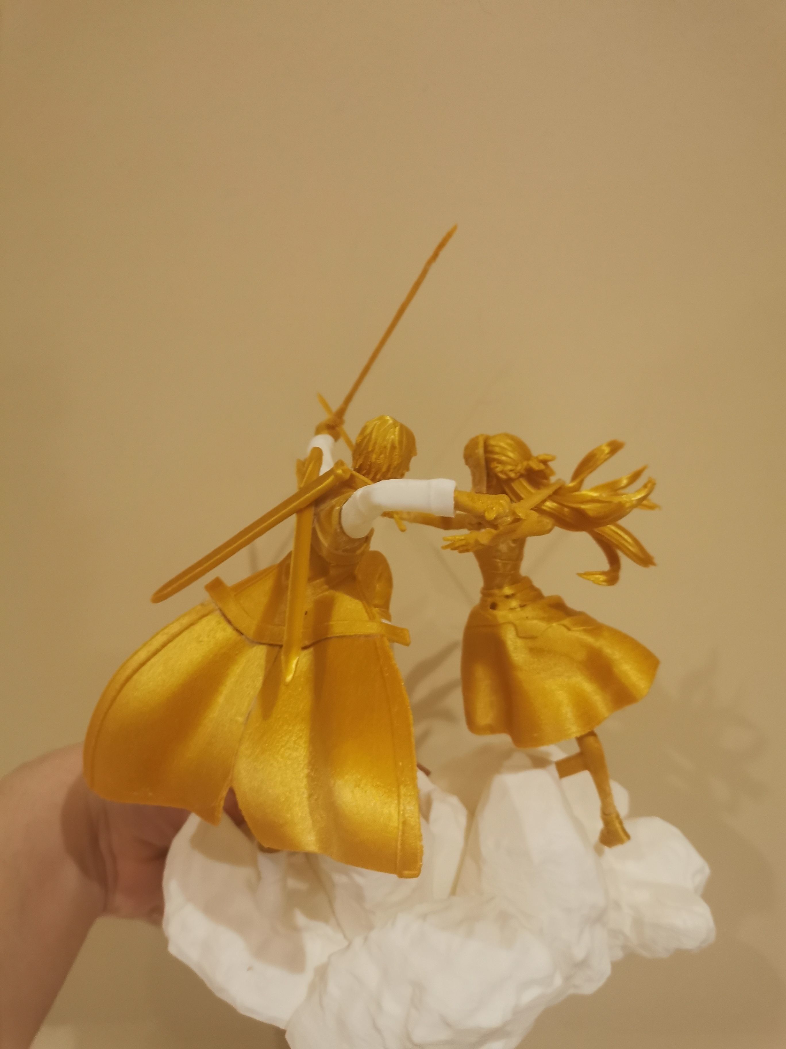Asuna and Kirito From SwordArtOnline 3dPrint 3D print model_5