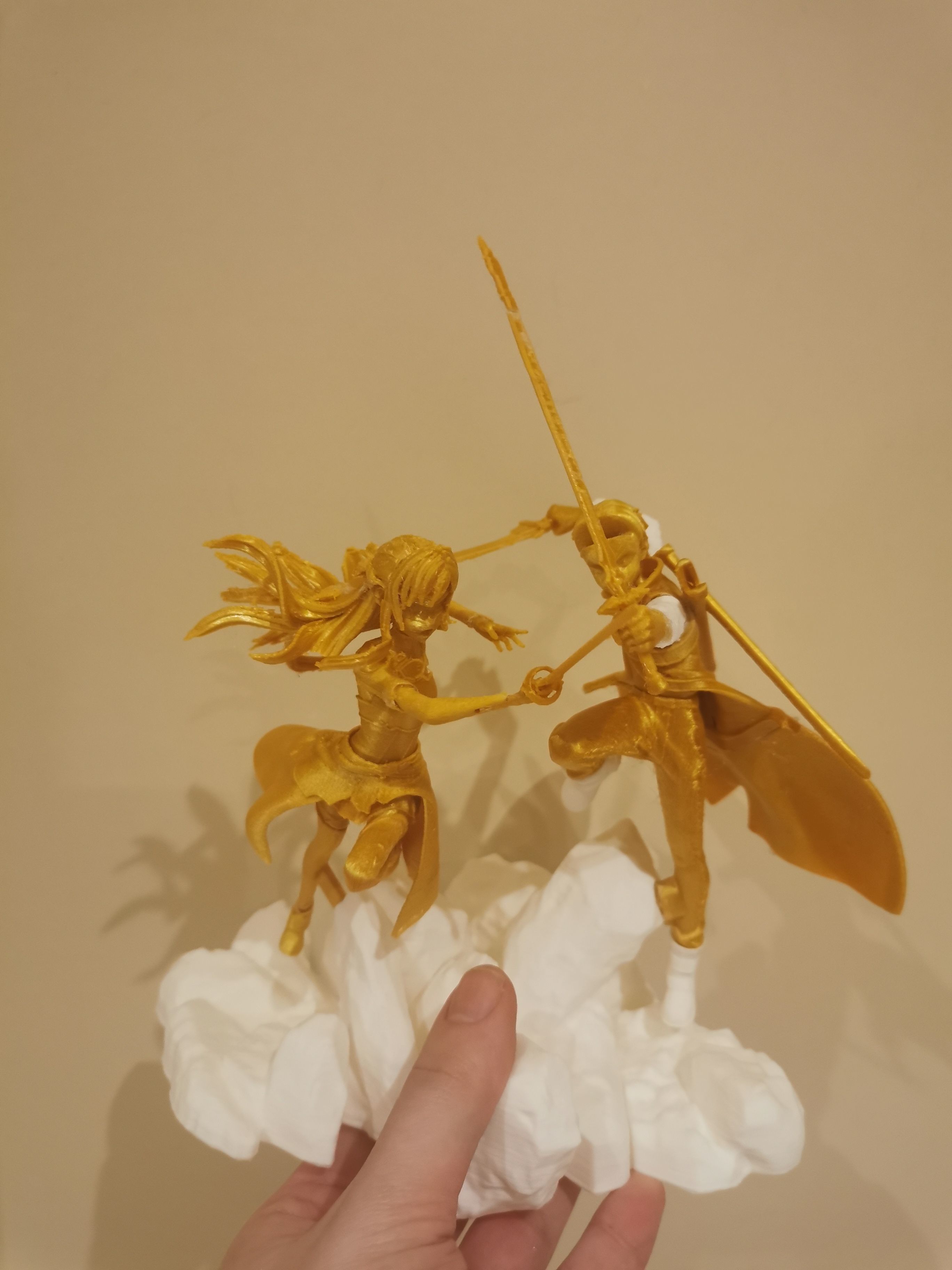 Asuna and Kirito From SwordArtOnline 3dPrint 3D print model_3