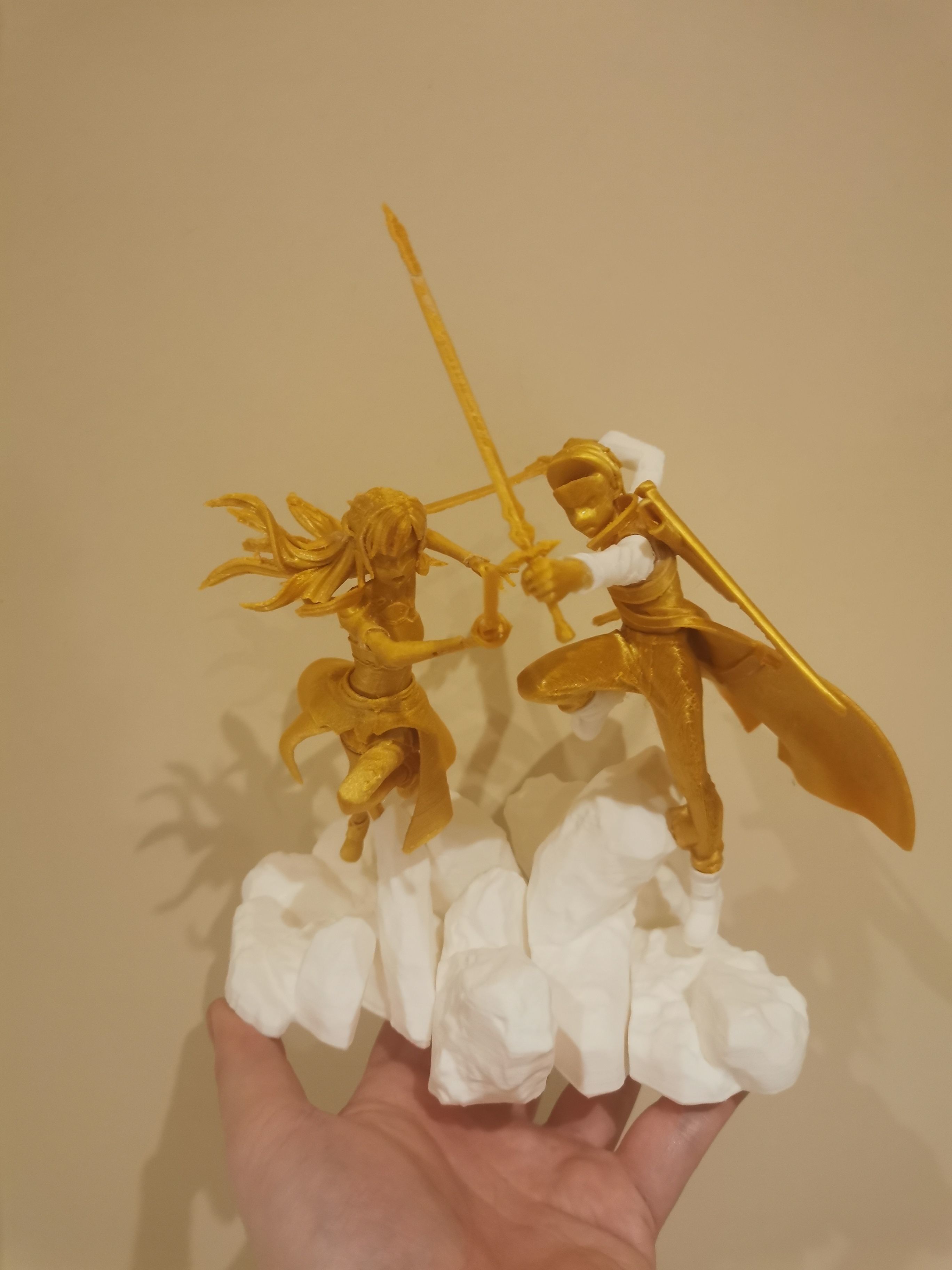 Asuna and Kirito From SwordArtOnline 3dPrint 3D print model_4