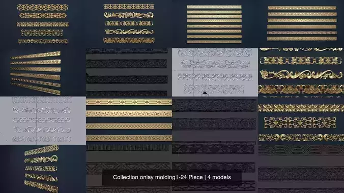 Collection onlay molding1-24 Piece