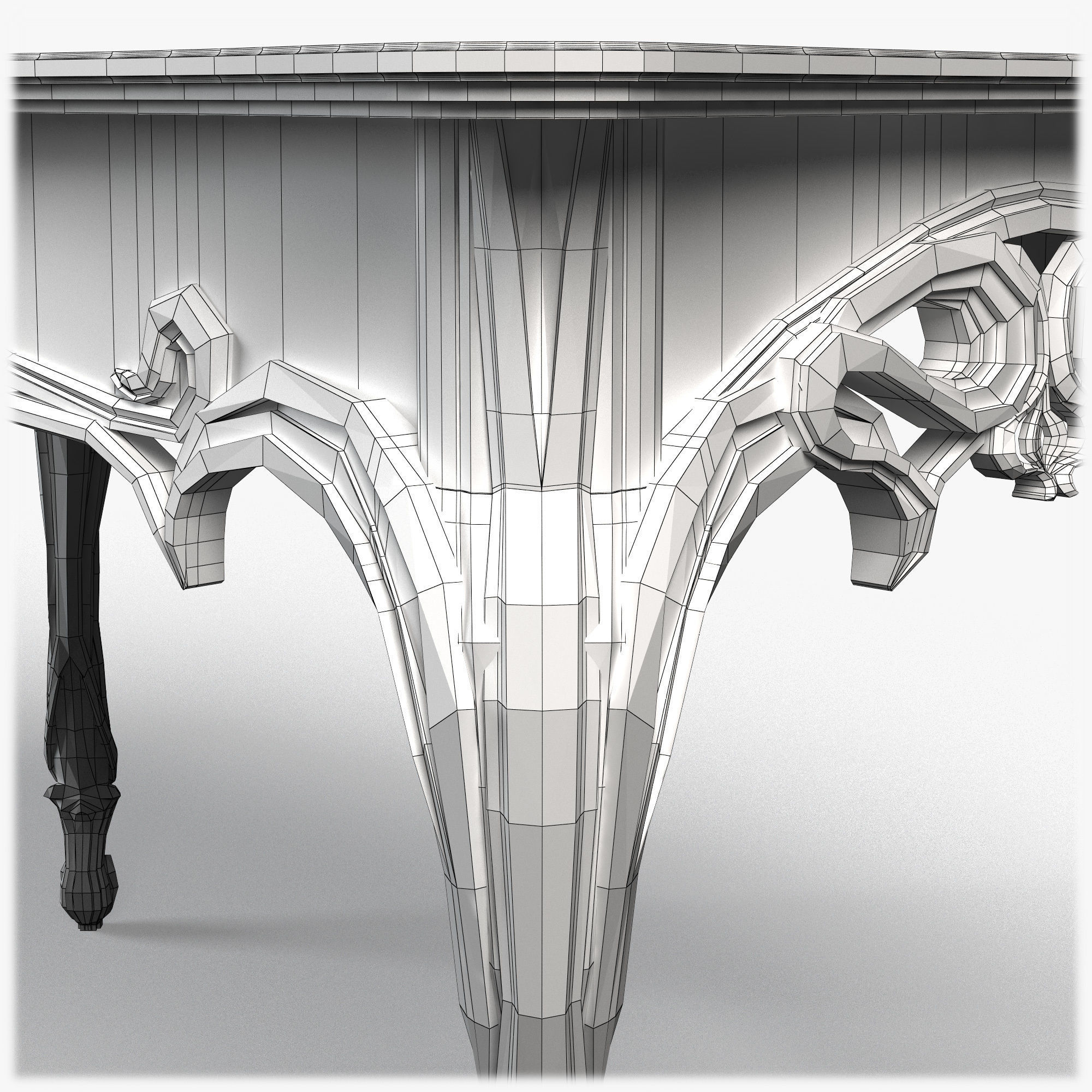 Table0042 ornate table 3D model_18