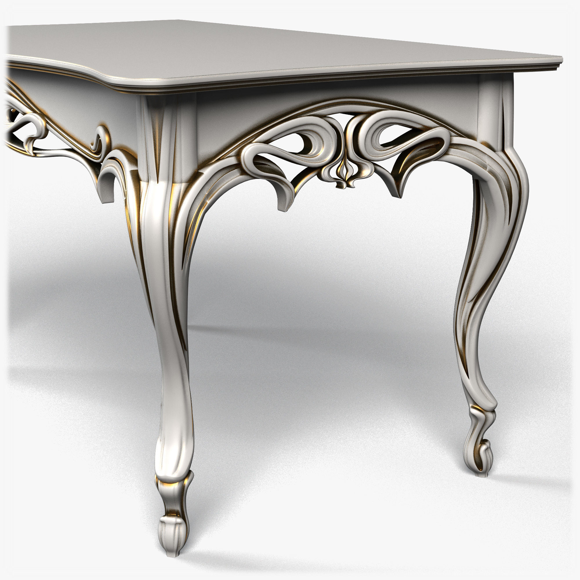 Table0042 ornate table 3D model_4