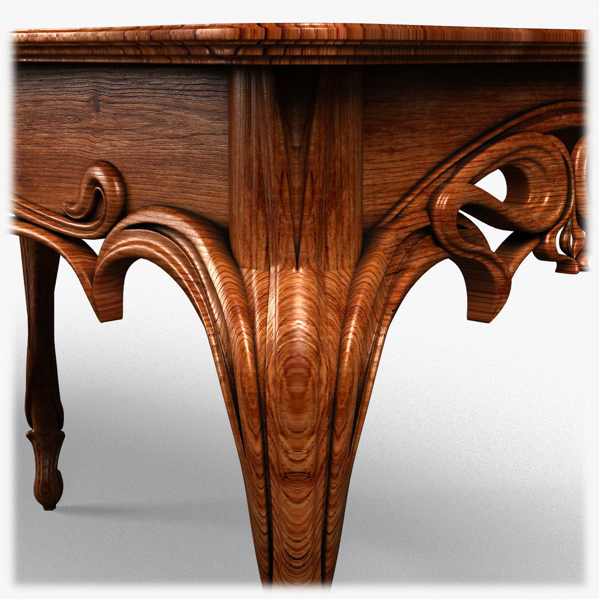 Table0042 ornate table 3D model_14