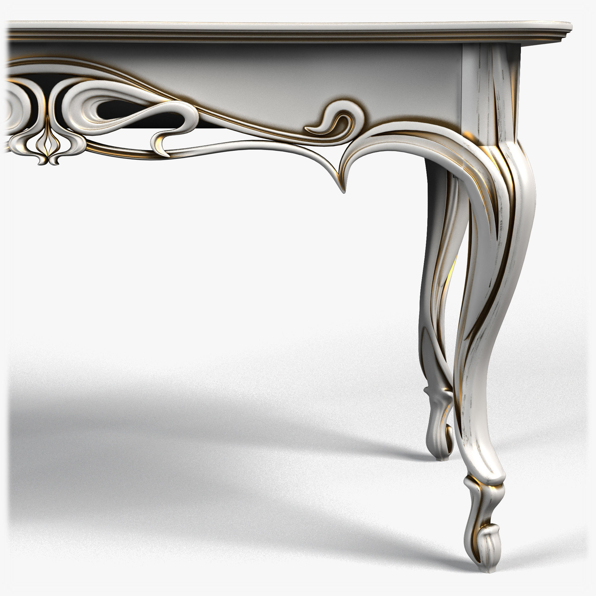 Table0042 ornate table 3D model_5
