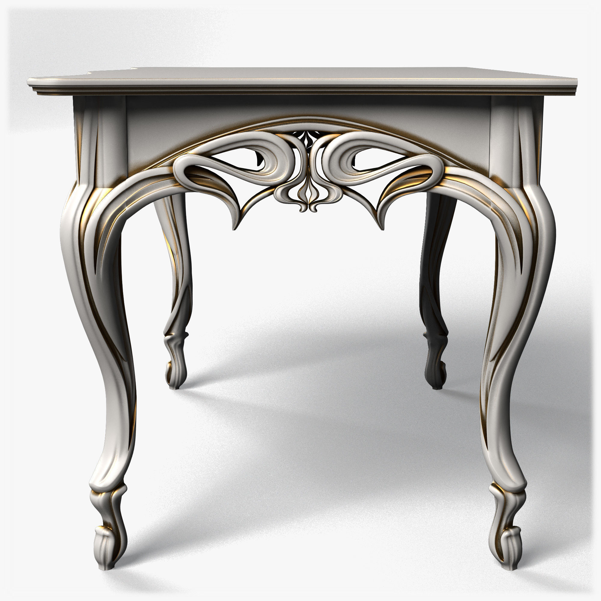 Table0042 ornate table 3D model_3
