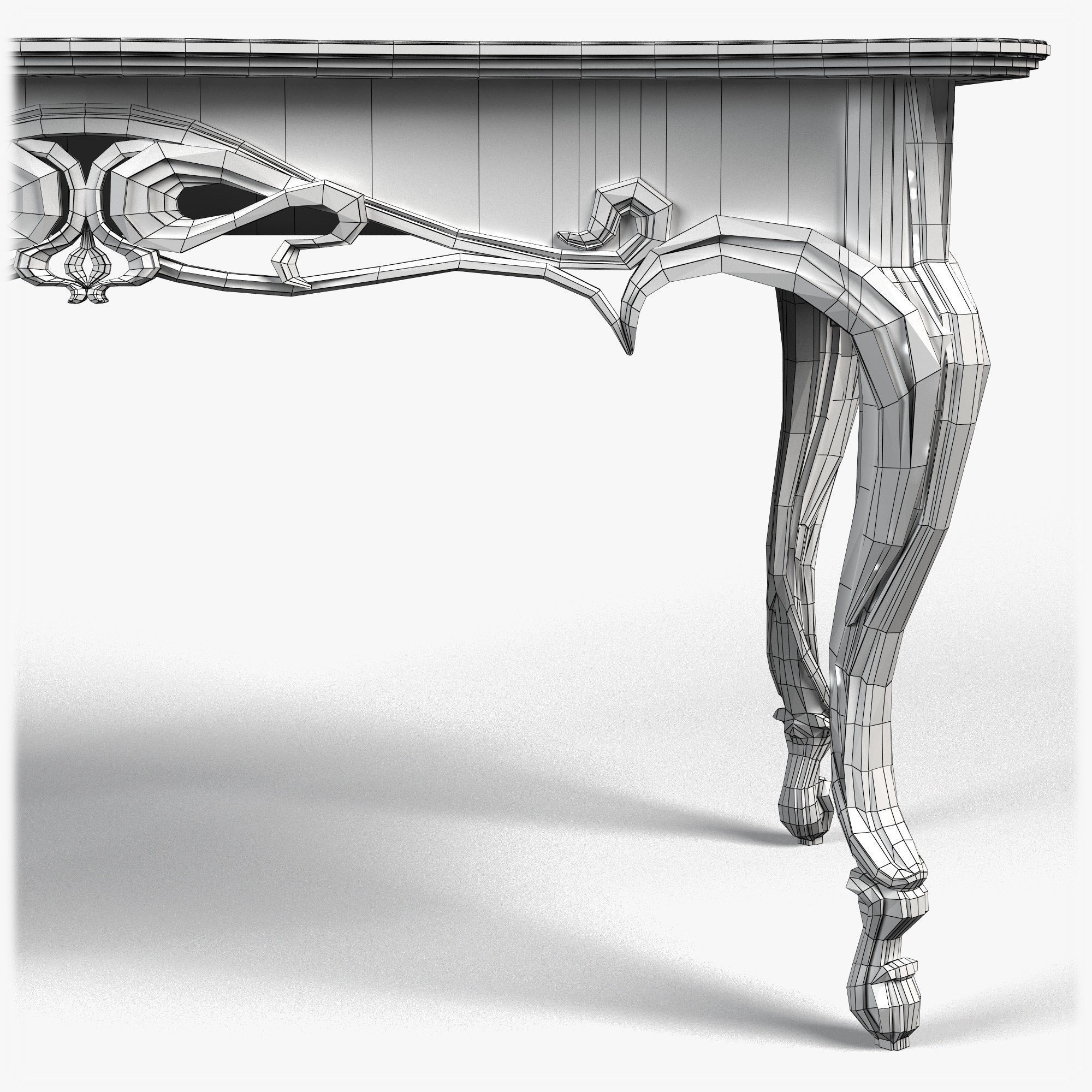 Table0042 ornate table 3D model_17