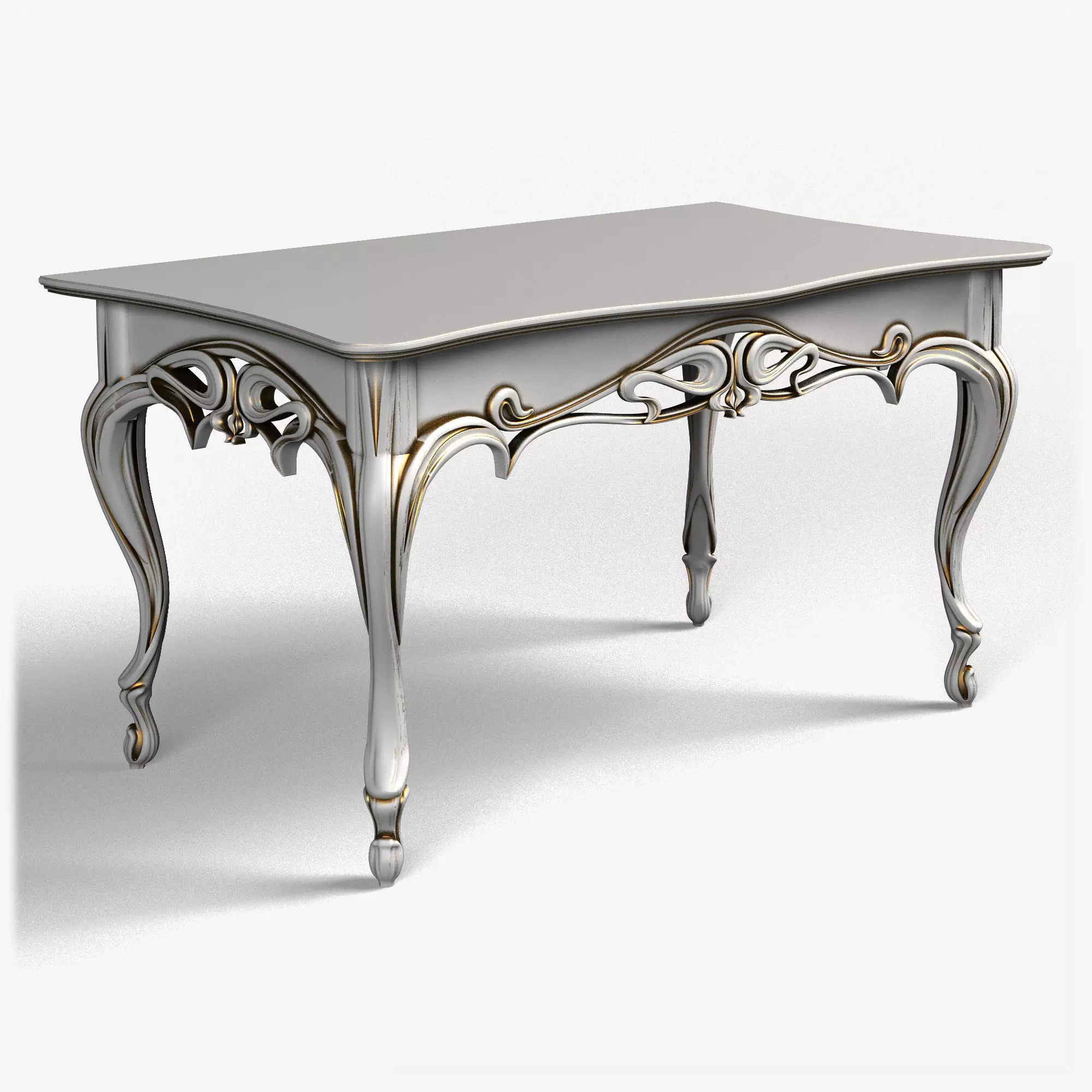 Table0042 ornate table 3D model_0