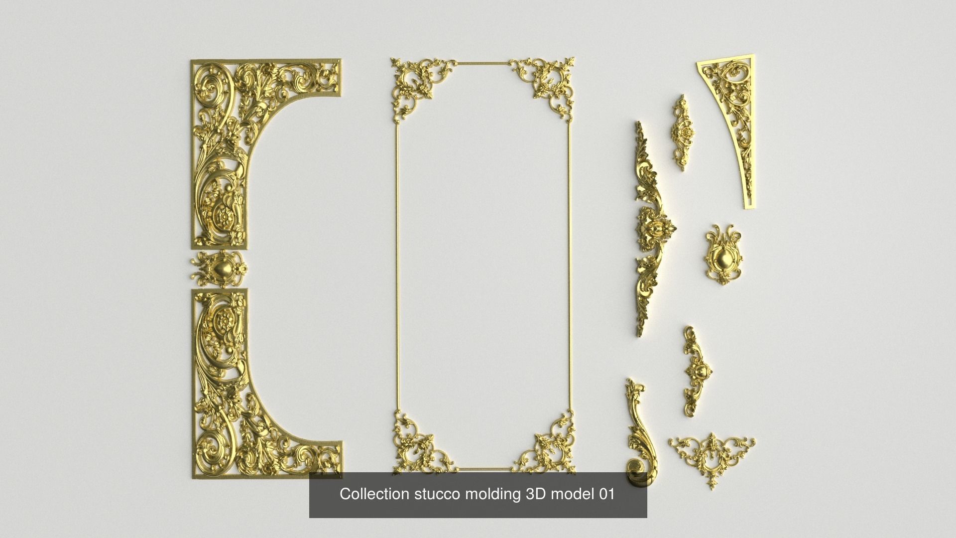 Collection onlay molding1-42 Piece  _2