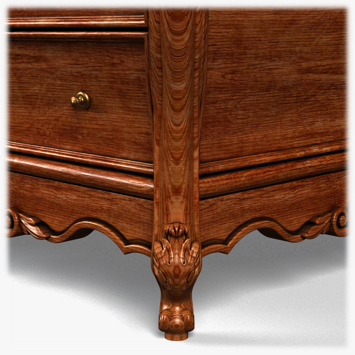 Table0048 ornate chest of drawers 3D model_15