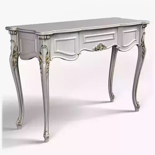 Table0049 gold console table