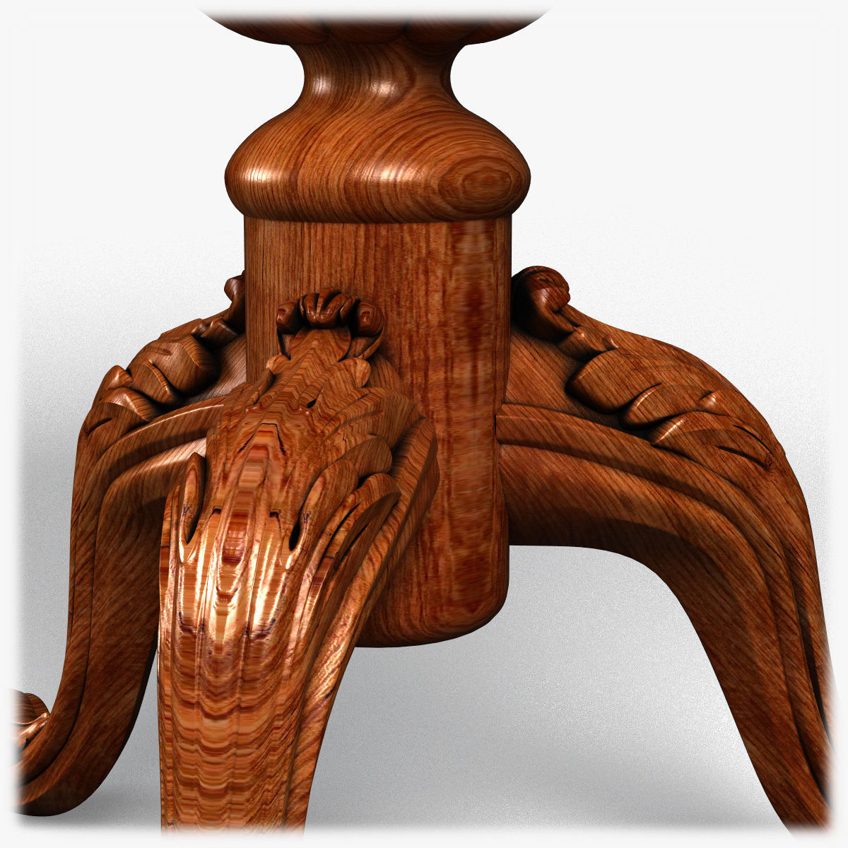 Table0050 ornate table with gold base 3D model_15