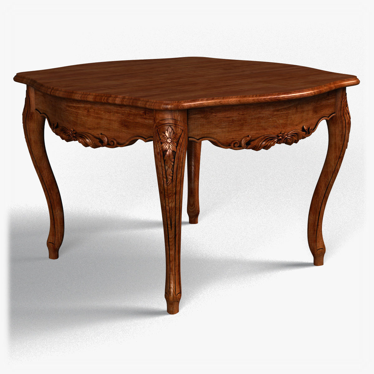 Table0051 octagonal coffee table 3D model_8