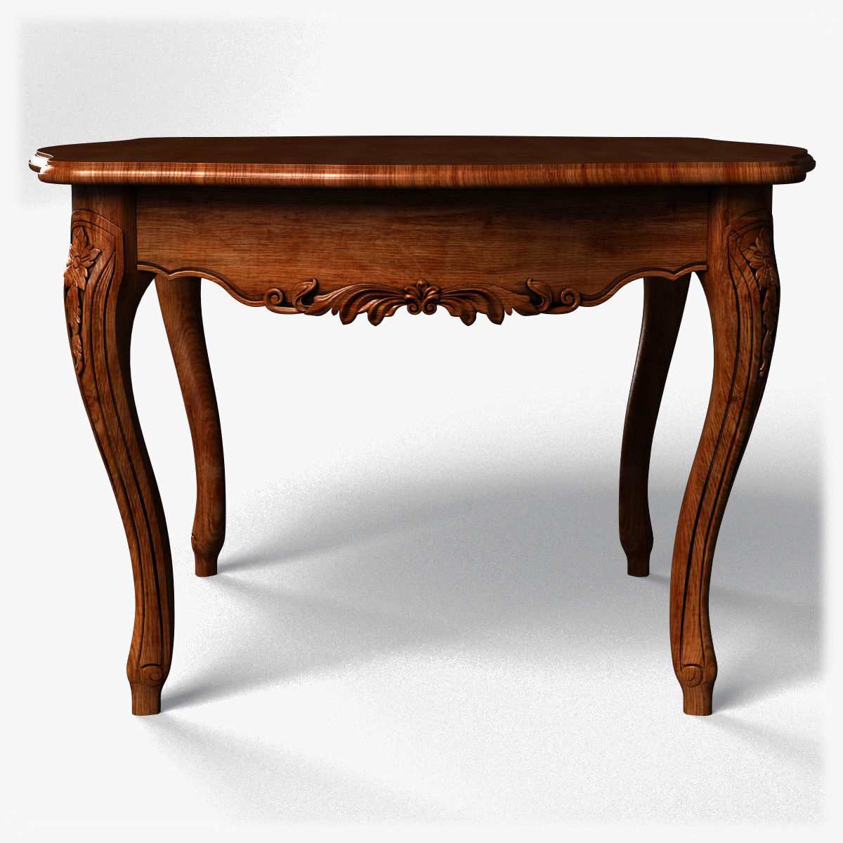 Table0051 octagonal coffee table 3D model_11