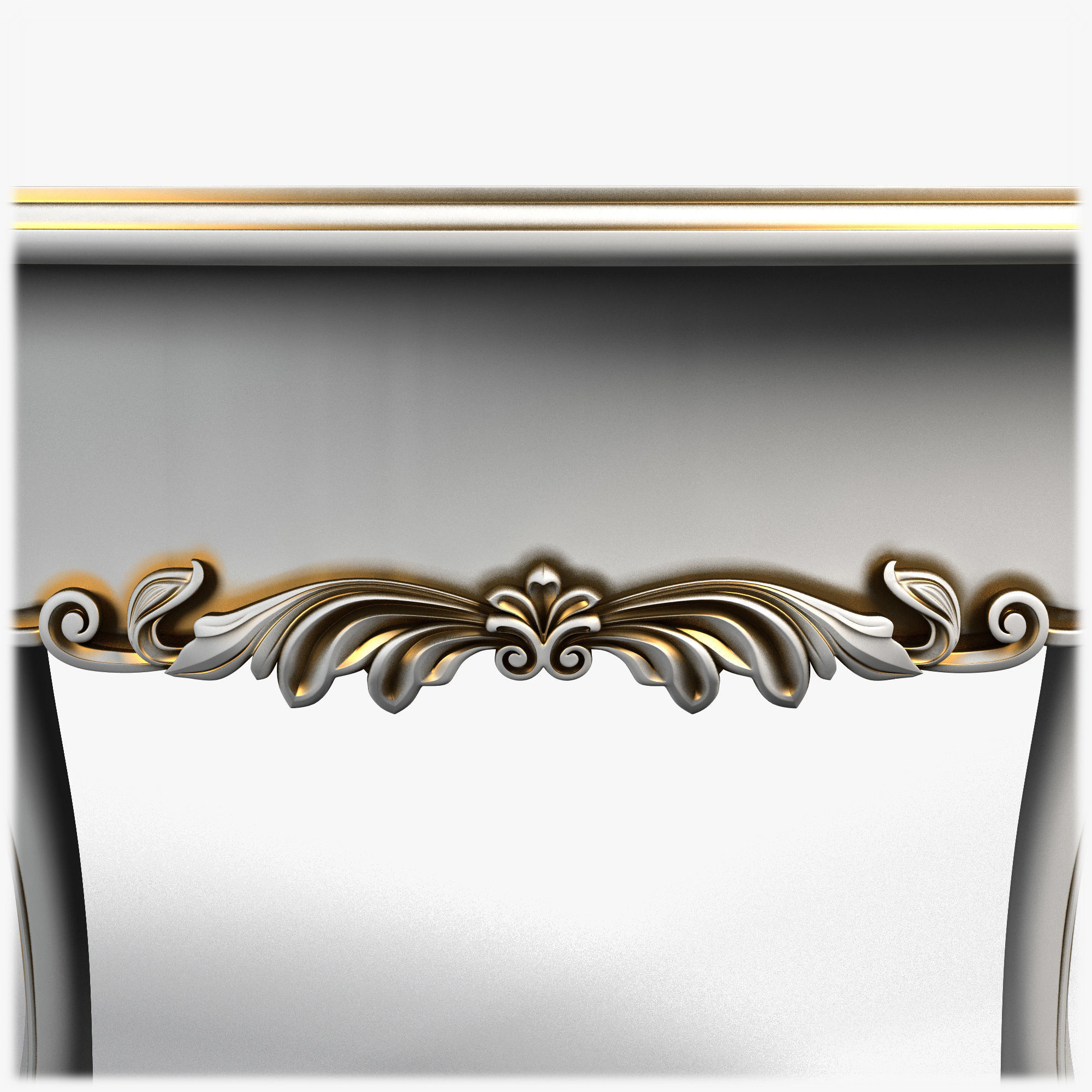 Table0051 octagonal coffee table 3D model_5