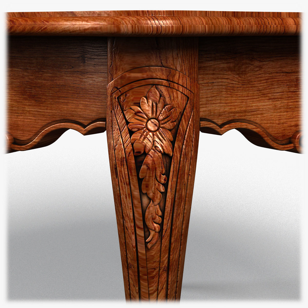 Table0051 octagonal coffee table 3D model_14