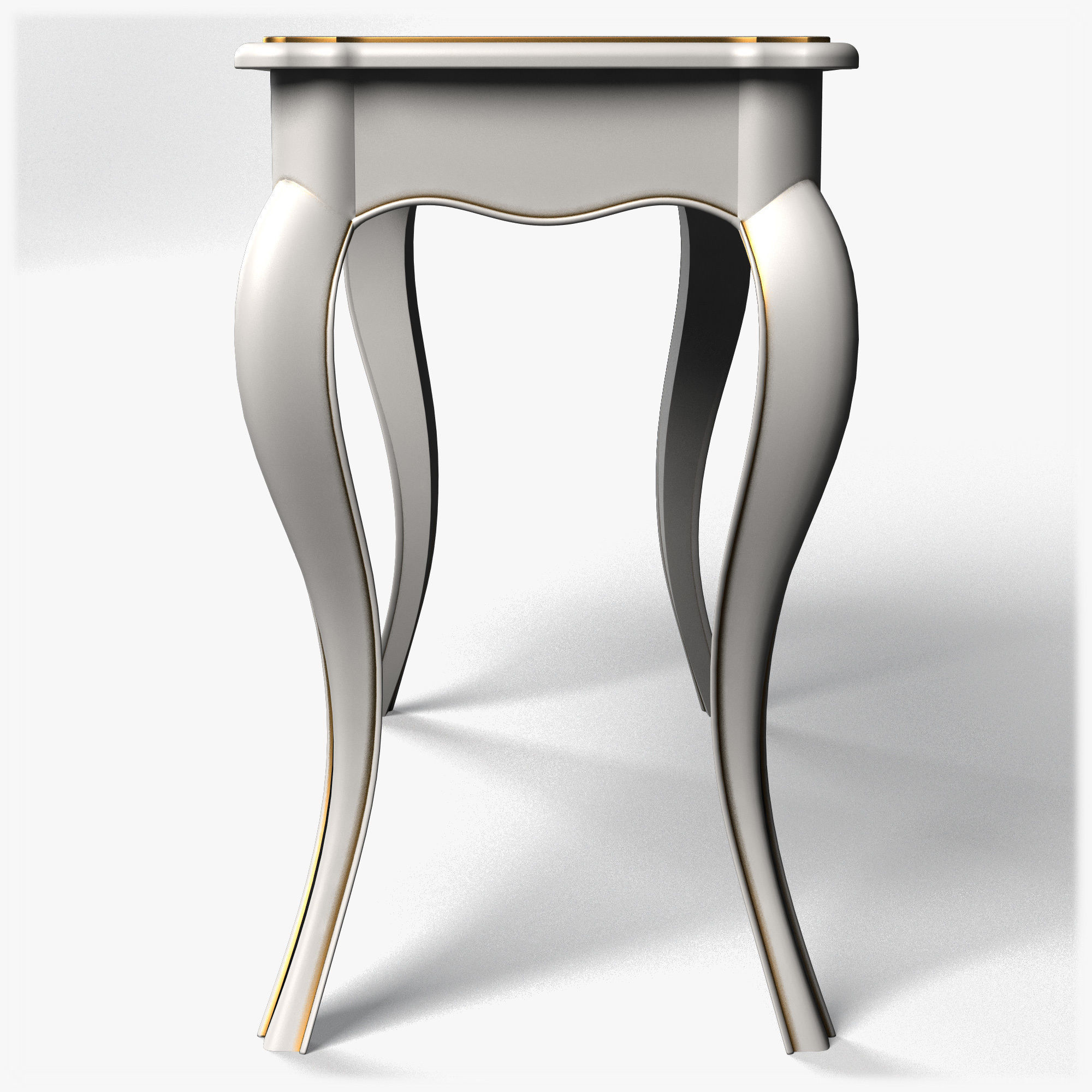 Table0052 rectangular mirror hanging on wall 3D model_3