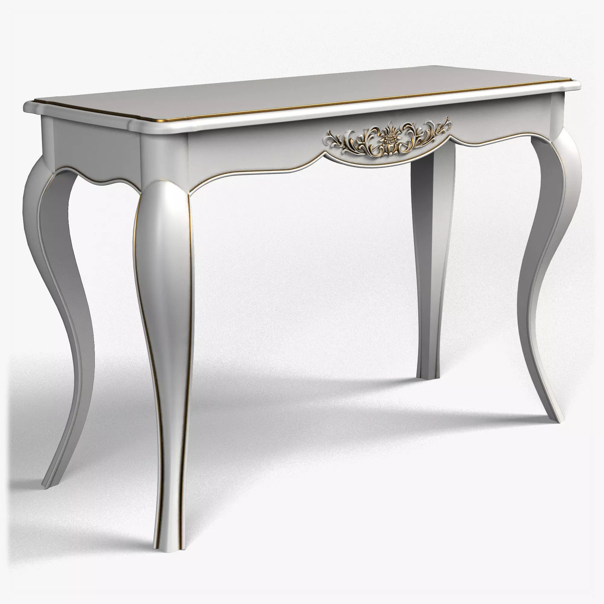 Table0052 rectangular mirror hanging on wall 3D model_0