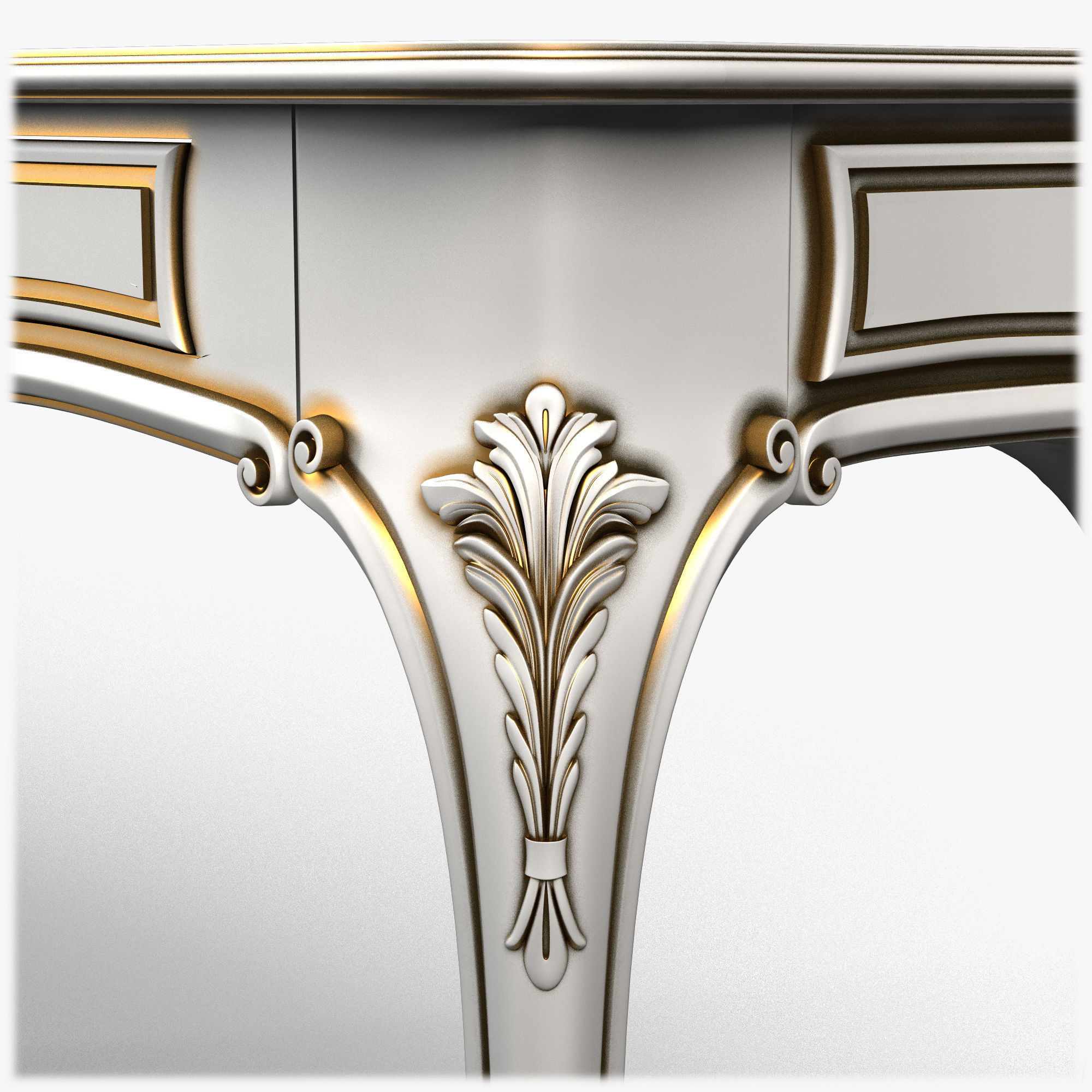 Table0053 console table 3D model_6