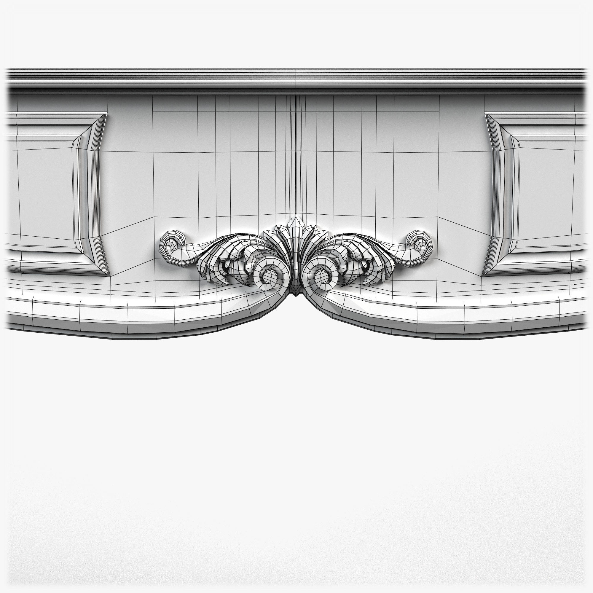 Table0053 console table 3D model_17