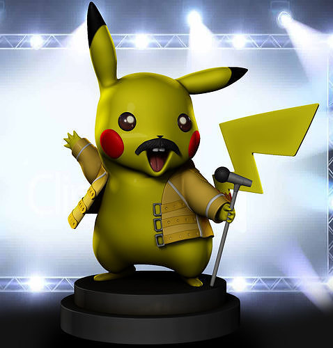 Freddychu Mercury 3D print model
