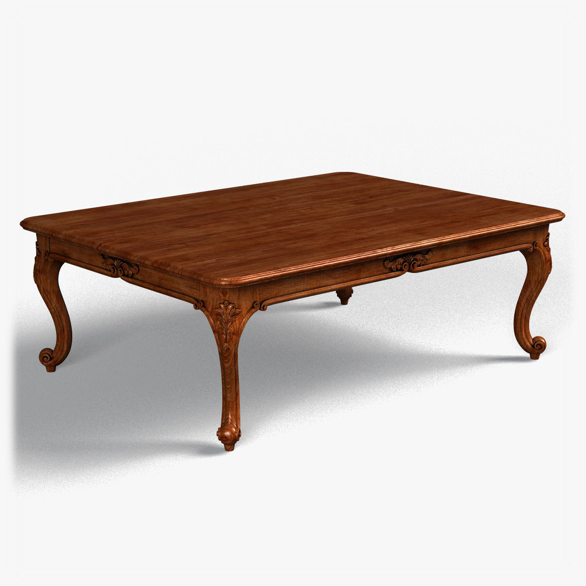 Table0057 ornate coffee table 3D model_8