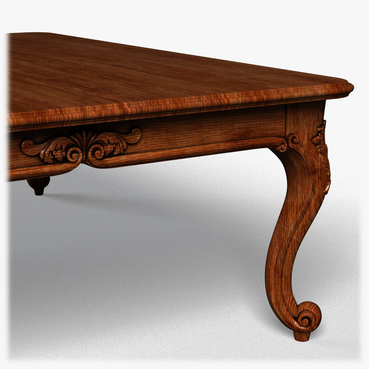 Table0057 ornate coffee table 3D model_12
