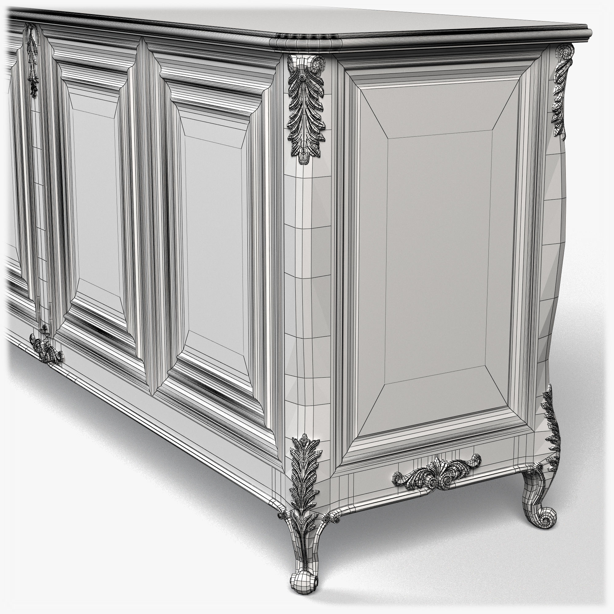 Table0058 sideboard 3D model_16