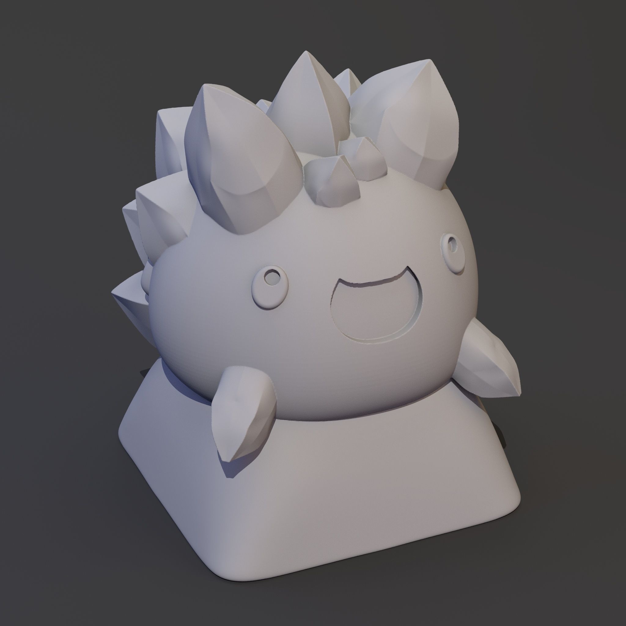 Slime Rock Keycap 3D print model_1