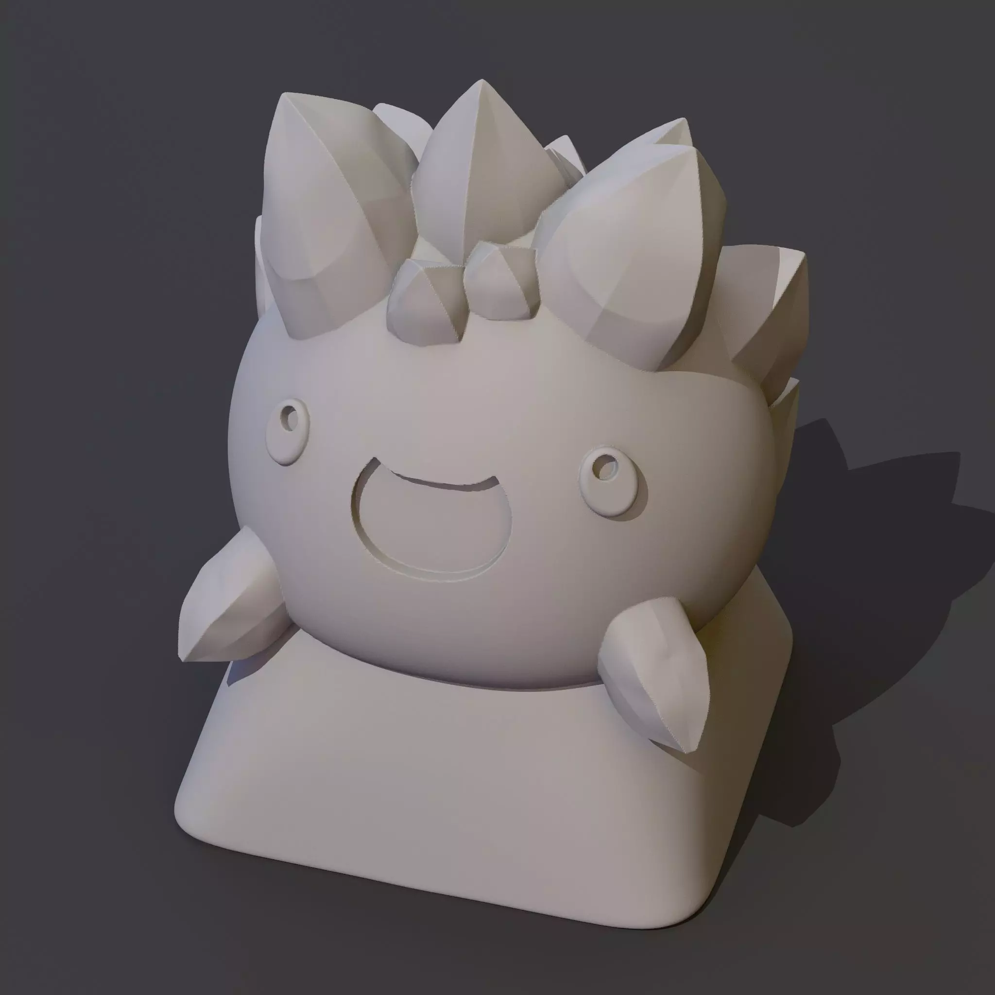 Slime Rock Keycap 3D print model_0