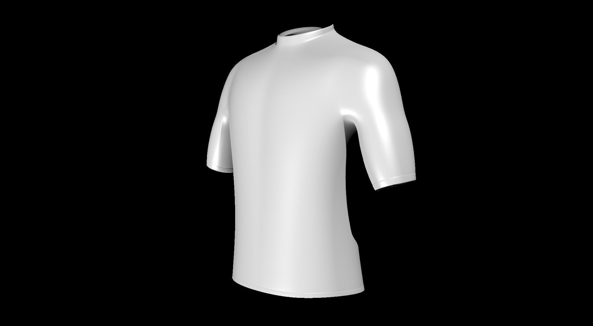 Basic T-Shirt 3D model_4