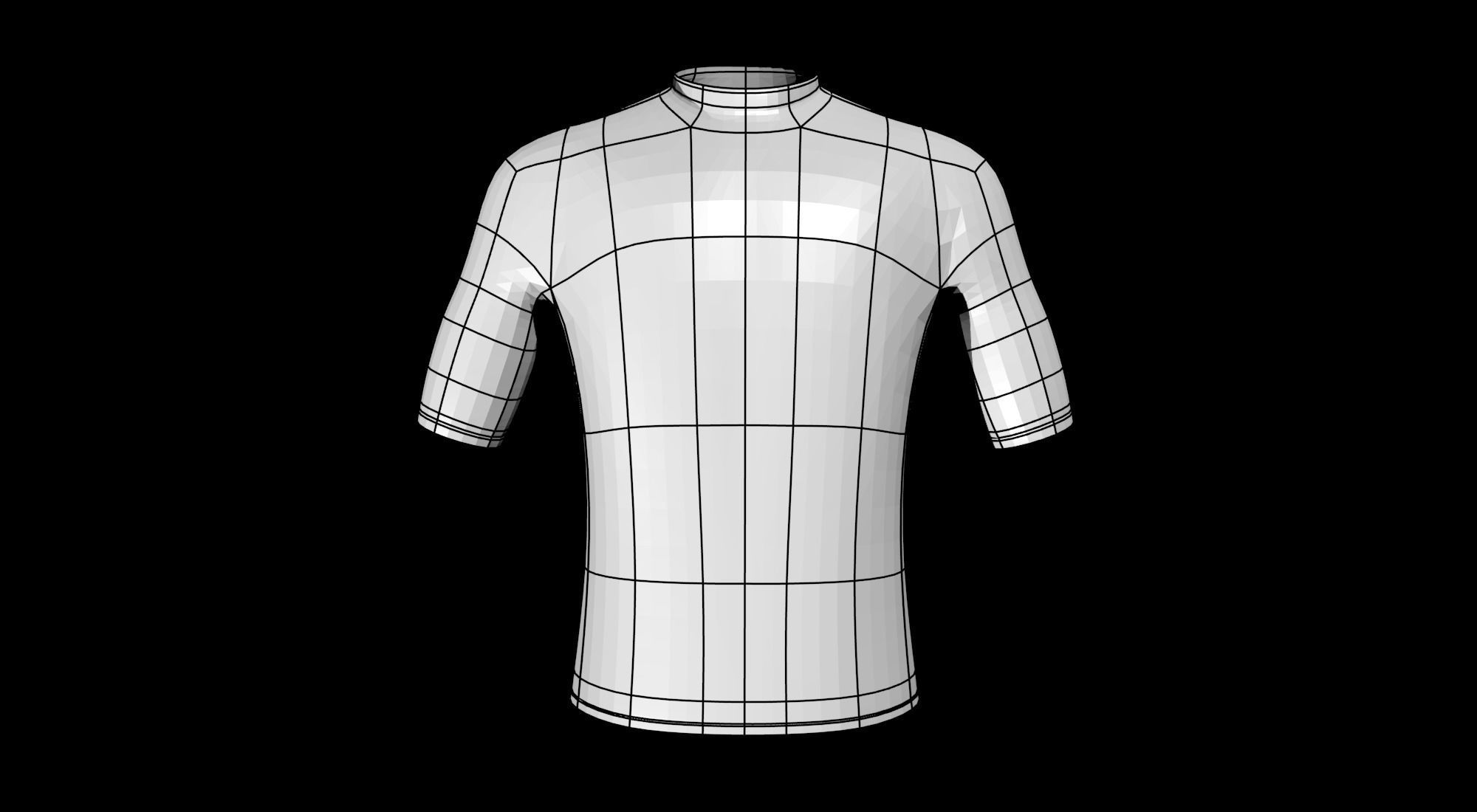 Basic T-Shirt 3D model_7