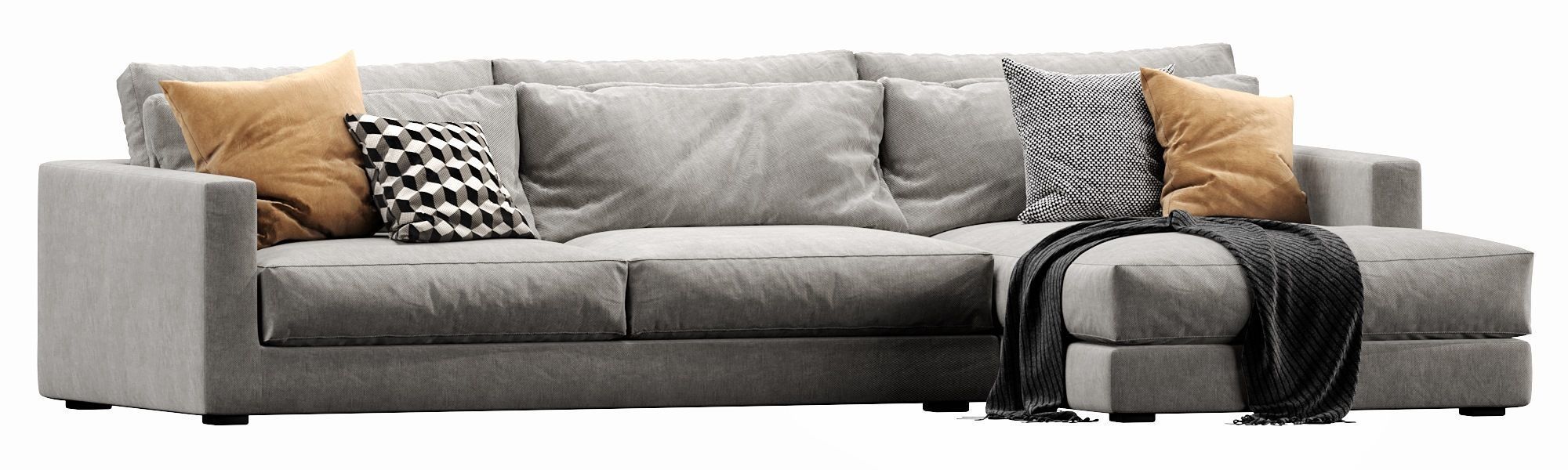 Linteloo mauro chaise lounge 3D model_8