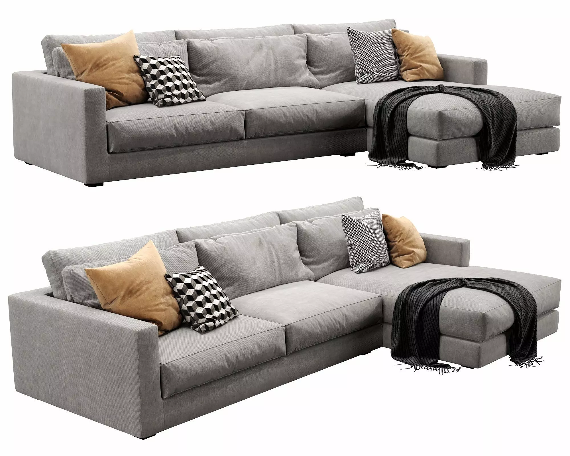 Linteloo mauro chaise lounge 3D model_0