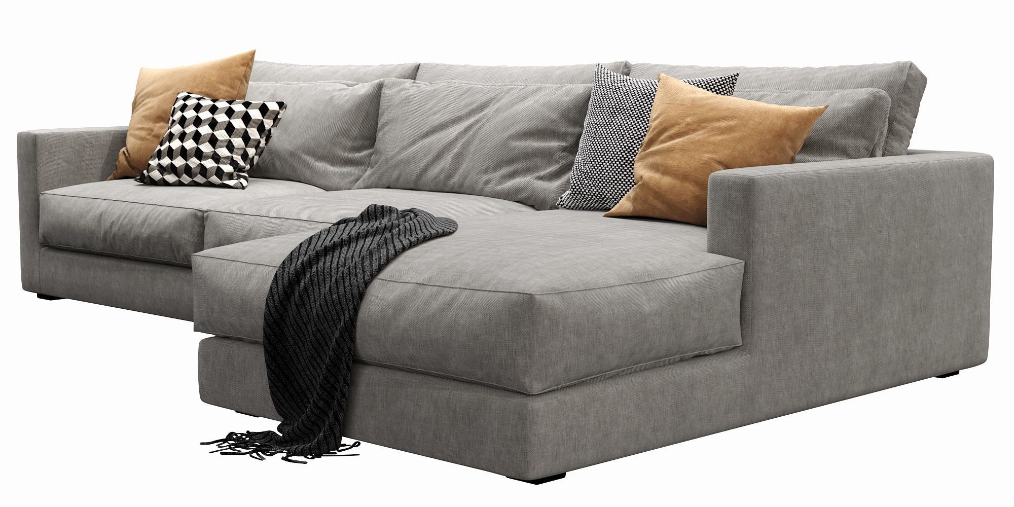 Linteloo mauro chaise lounge 3D model_7