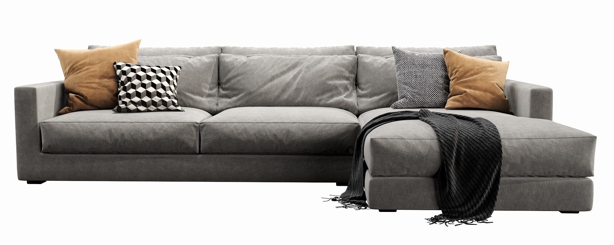 Linteloo mauro chaise lounge 3D model_6