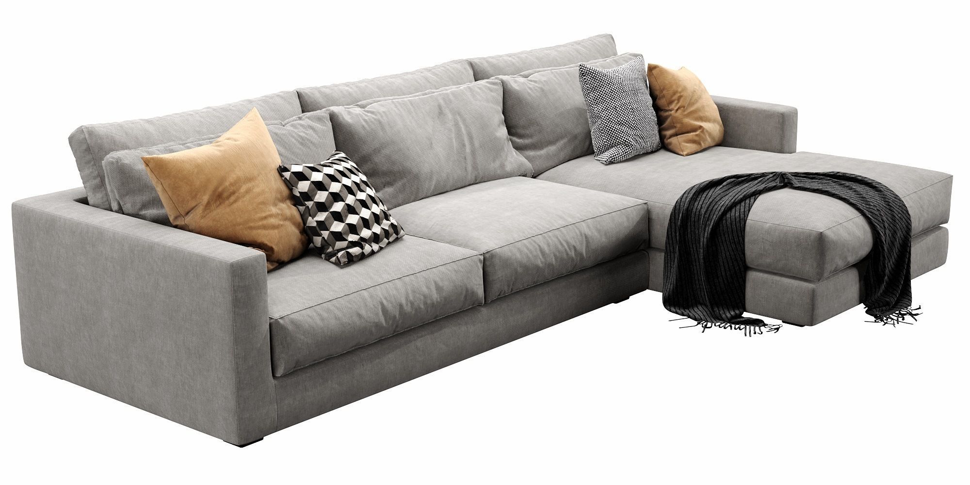 Linteloo mauro chaise lounge 3D model_11