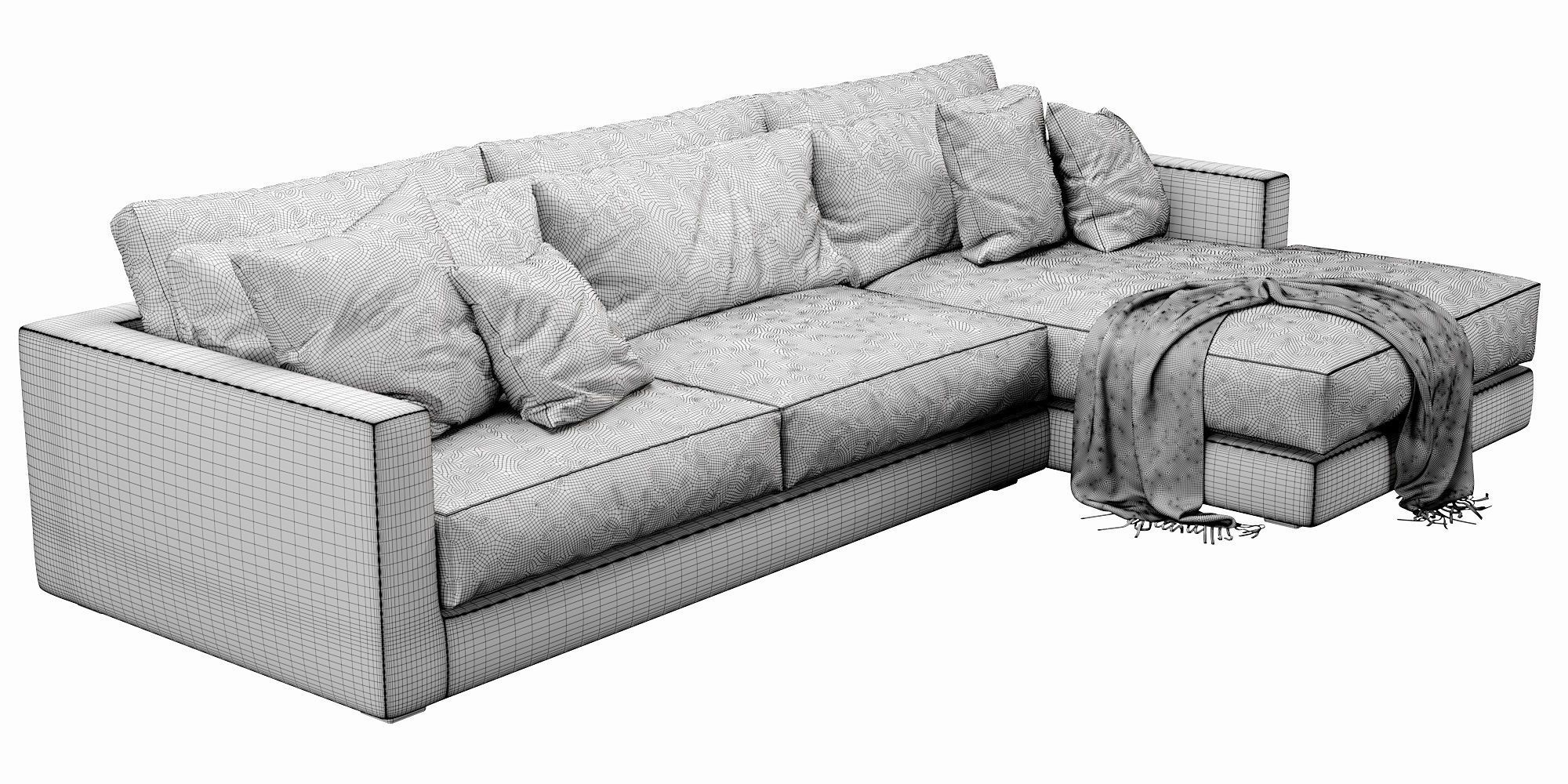 Linteloo mauro chaise lounge 3D model_13