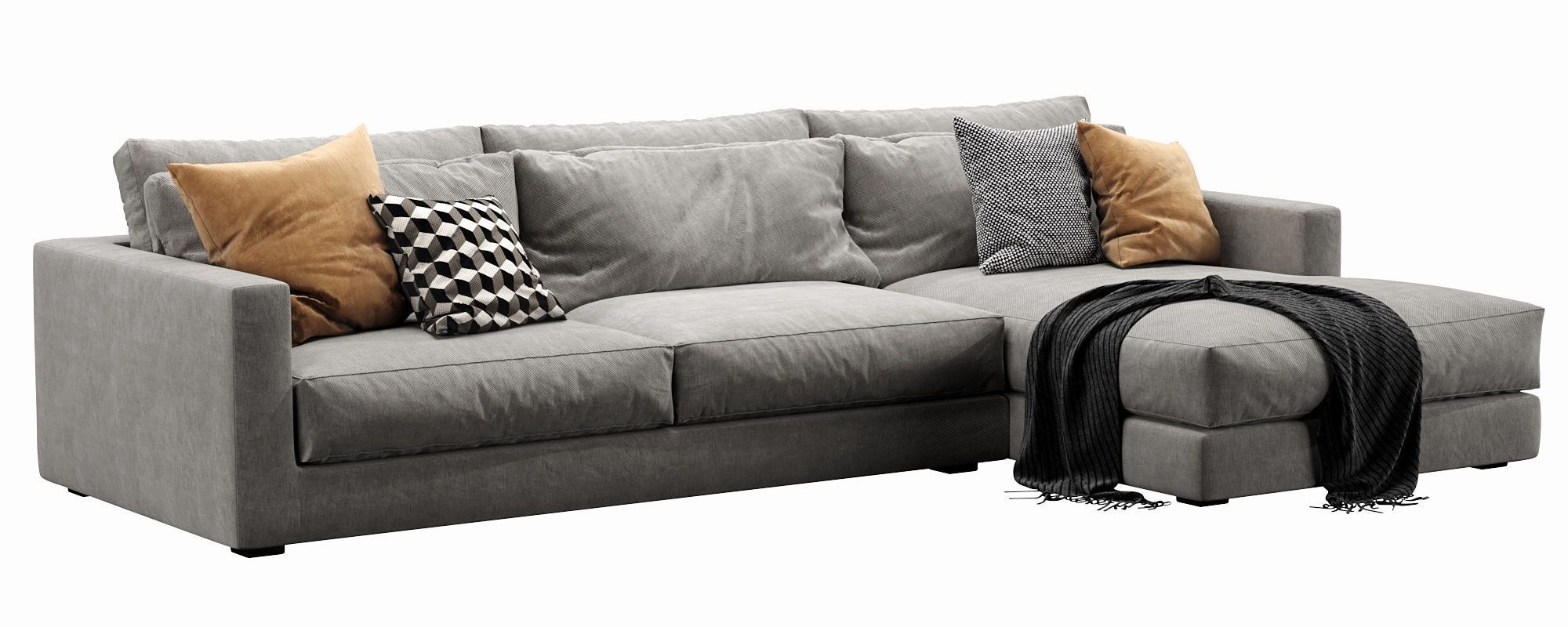 Linteloo mauro chaise lounge 3D model_5